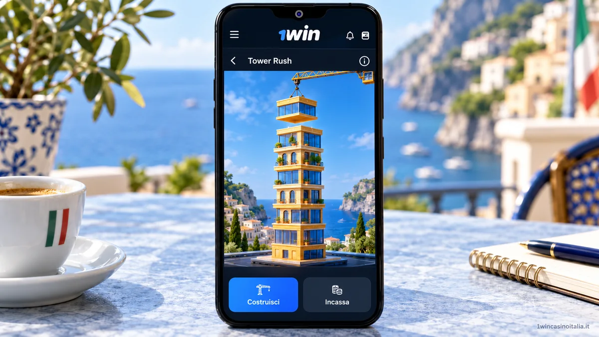 1win casino Tower Rush gioca online